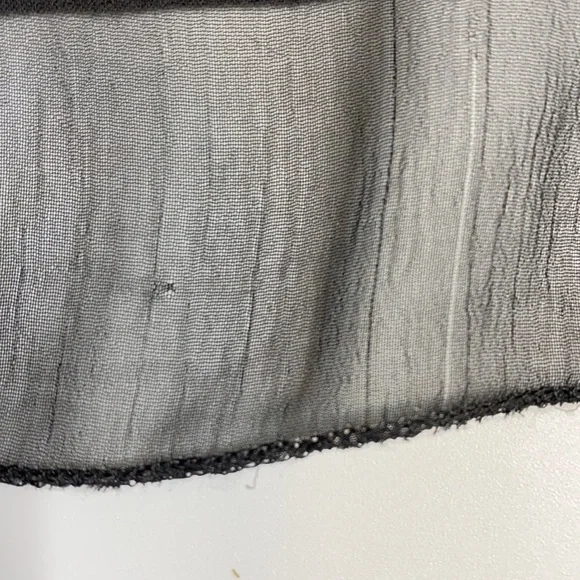 Intimately Free People Black Shear Layered Top Large - Picture 9 of 9